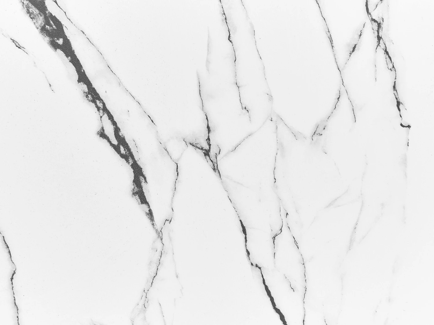 Coffee Table With Shelf Marble Effect White With Gold REVA - Image 5