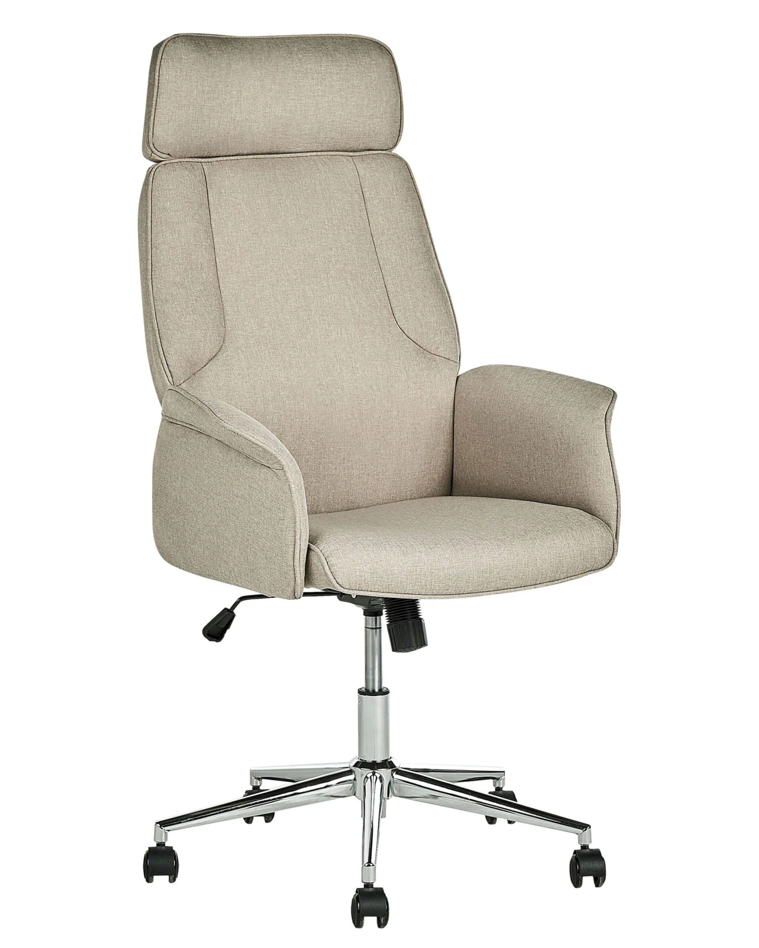 Swivel Office Chair Beige PILOT - Image 5