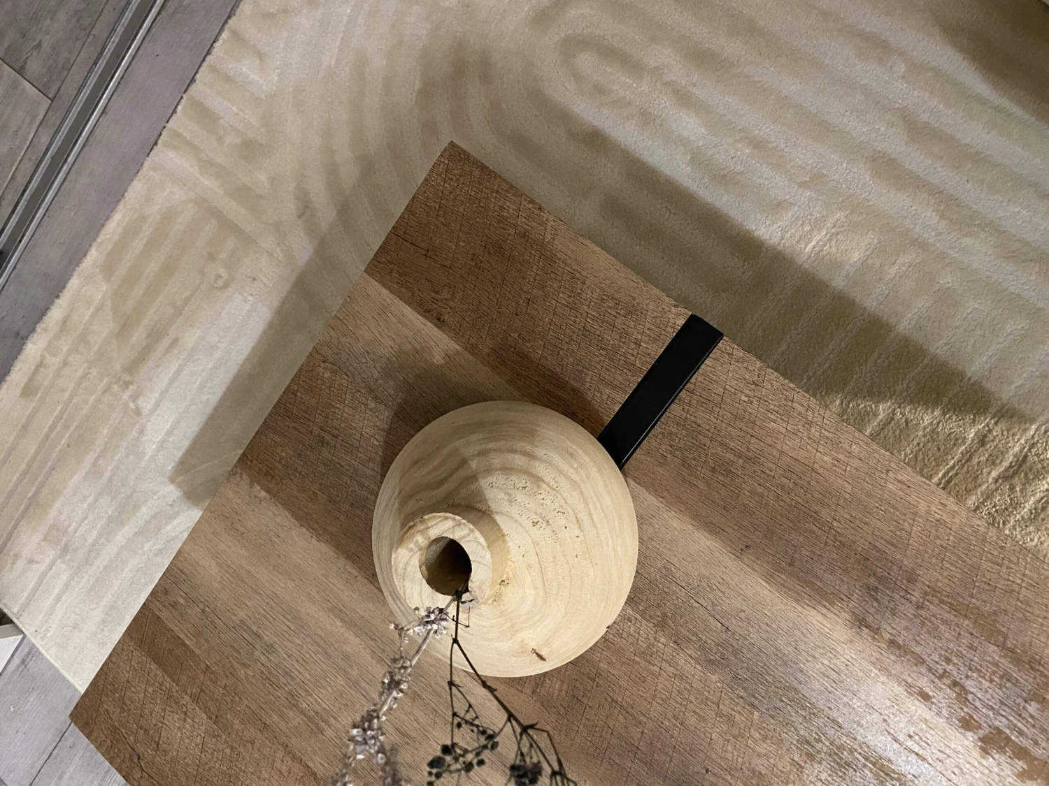 Coffee Table Brown With Black ADENA - Image 4