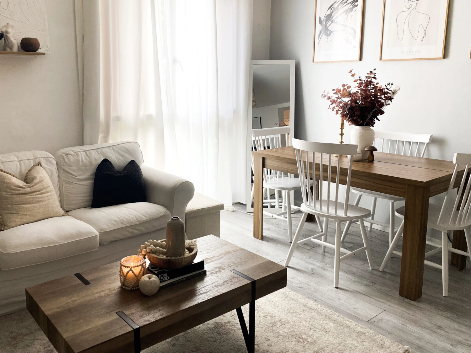 Coffee Table Brown With Black ADENA - Image 6