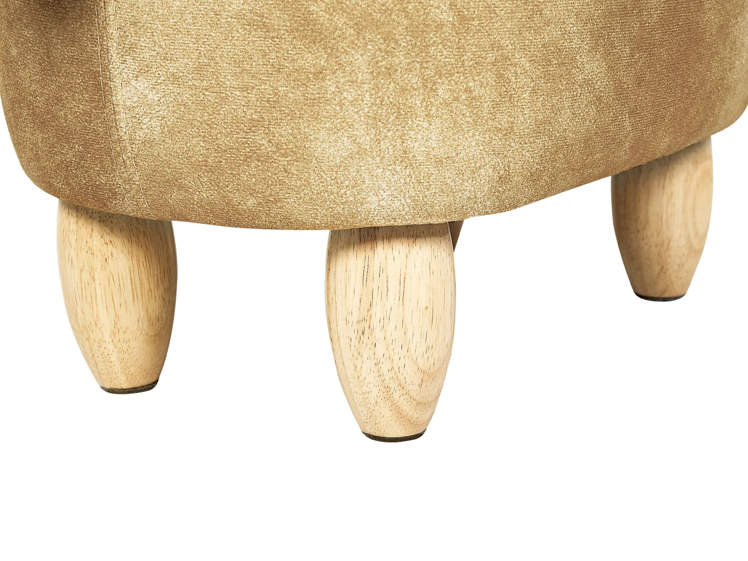 Velvet Storage Animal Stool Orange FOX - Image 9