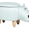 Velvet Storage Animal Stool Light Blue HIPPO -Furniture Store undef src sa picid 836069 type whitesh image