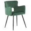 Velvet Dining Chair Dark Green SANILAC -Furniture Store undef src sa picid 836268 type whitesh image