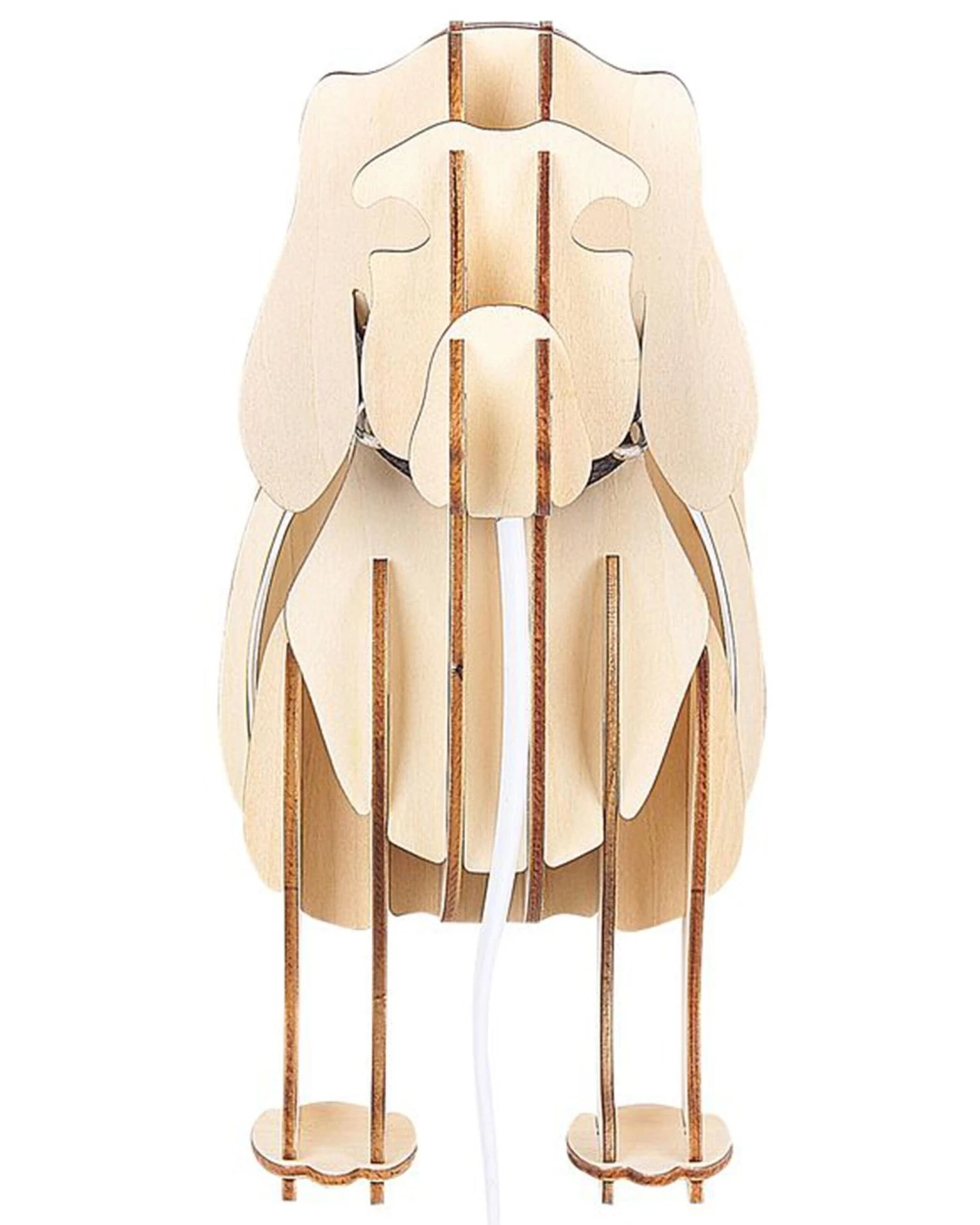 Table Lamp Dog Light Wood LOUBIERE - Image 4