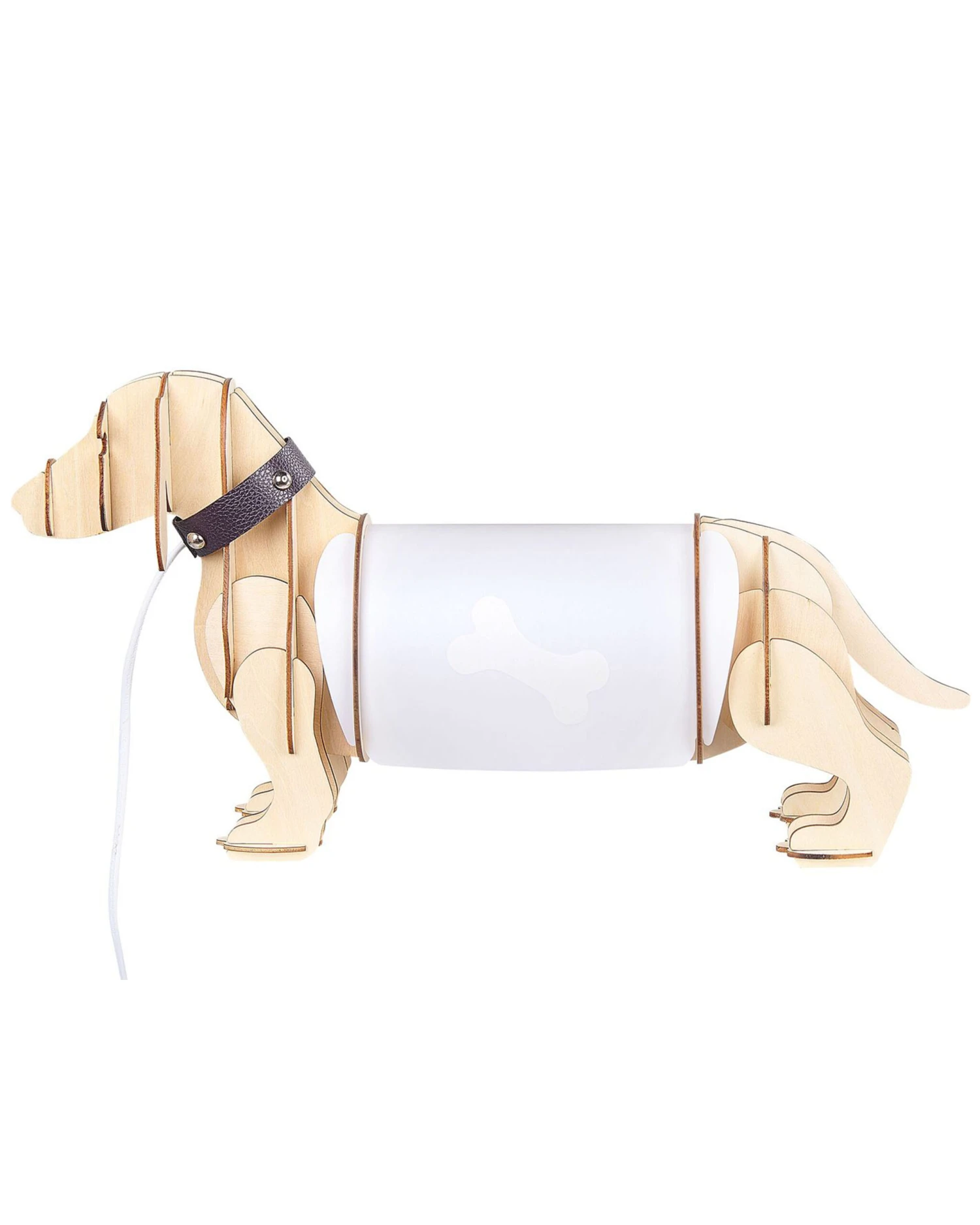 Table Lamp Dog Light Wood LOUBIERE - Image 5