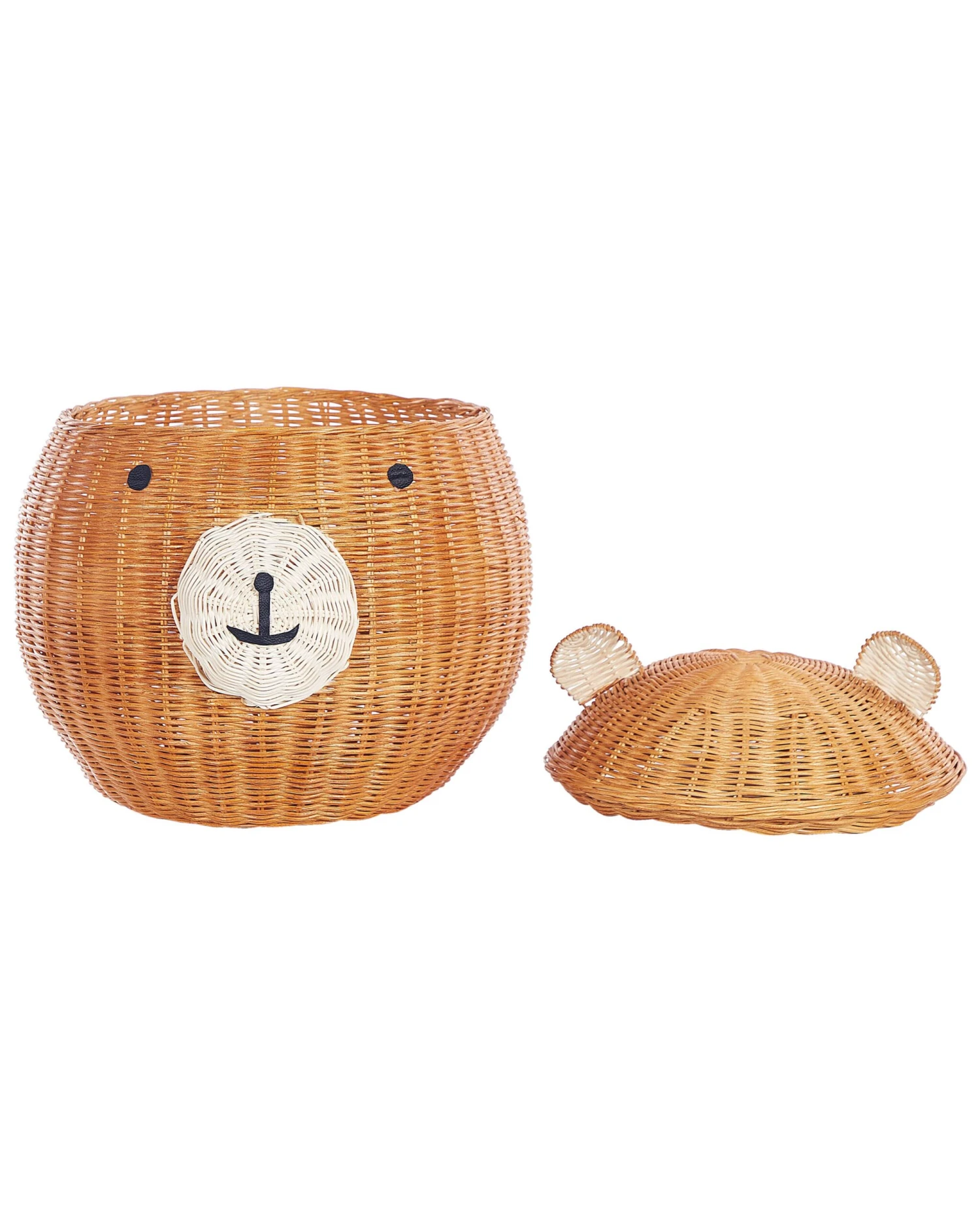 Rattan Bear Basket Natural HIMBA - Image 4