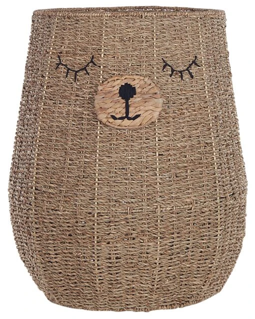 Seagrass Wicker Bear Basket Natural FULAN - Image 6