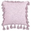 Cotton Cushion With Tassels 45 X 45 Cm Pink LYNCHIS -Furniture Store undef src sa picid 838713 type whitesh image