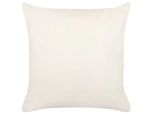 Cotton Cushion With Tassels 45 X 45 Cm White And Blue DATURA - Image 3
