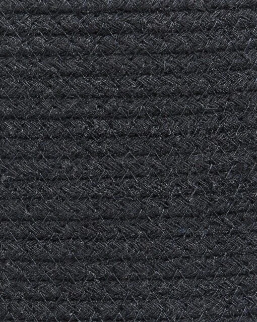 Set Of 2 Cotton Baskets With Lids Black SILOPI - Image 6