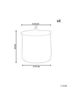 Set Of 2 Cotton Baskets With Lids Black SILOPI -Furniture Store undef src sa picid 840185 type whitesh image