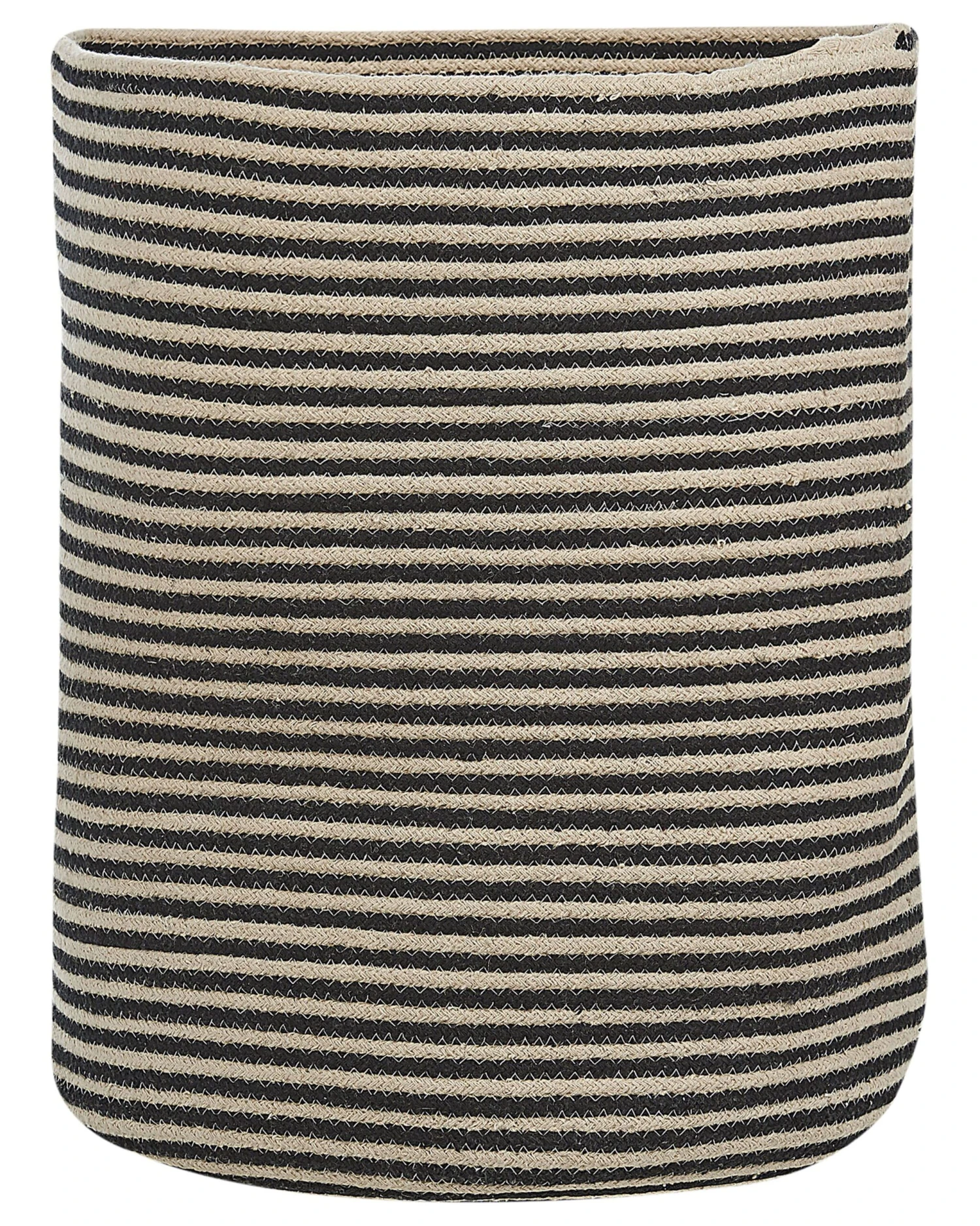 Cotton Basket Beige And Black YERKOY