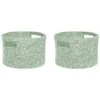 Set Of 2 Cotton Baskets Green CHINIOT -Furniture Store undef src sa picid 840458 type whitesh image