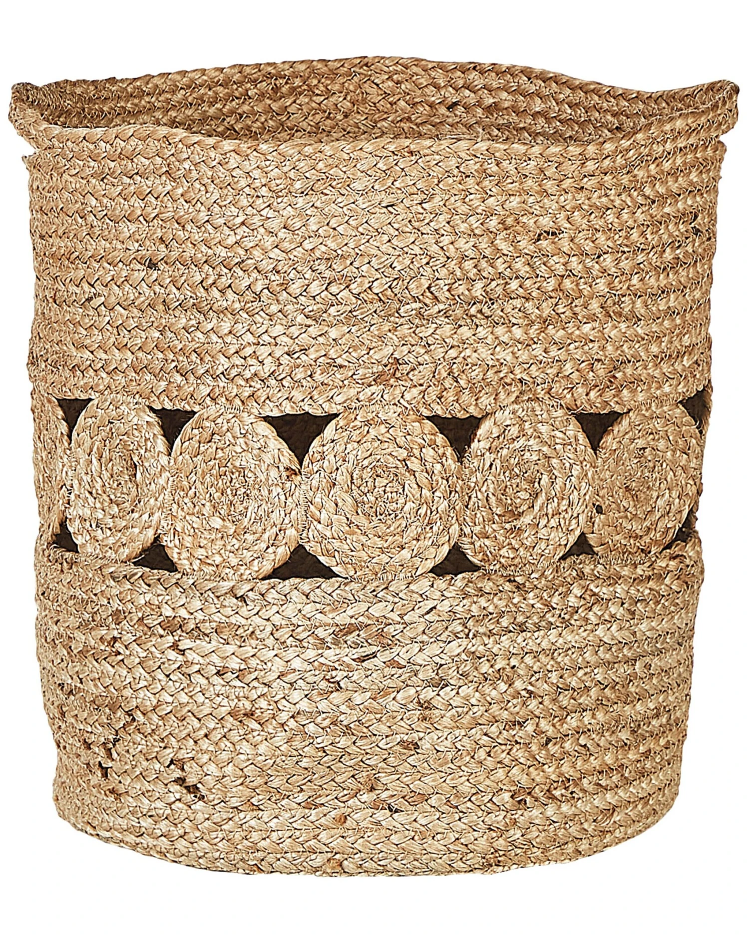 Set Of 2 Jute Baskets Natural ALANG - Image 3