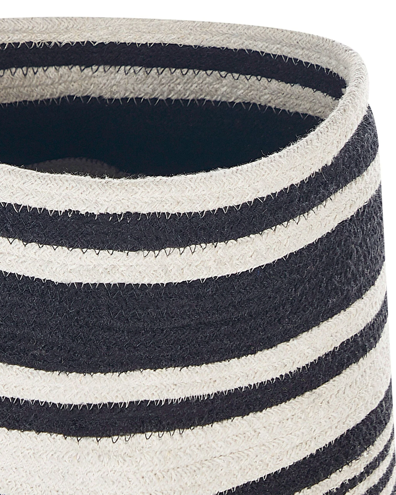 Cotton Basket White And Black ARRAH - Image 3