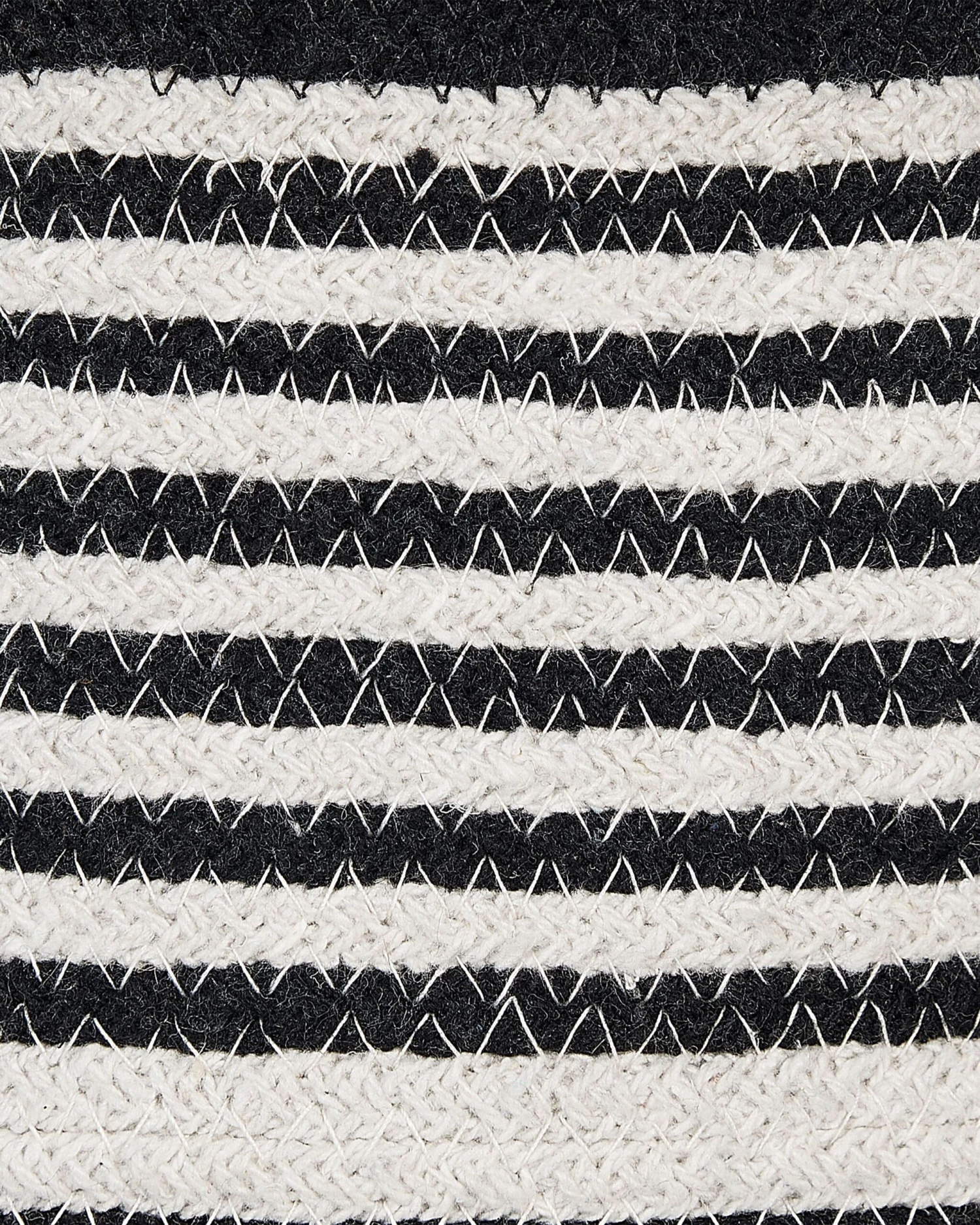 Cotton Basket White And Black ARRAH - Image 4