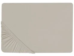 Cotton Fitted Sheet Grey JANBU Various Sizes