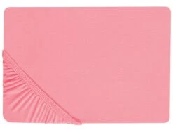 Cotton Fitted Sheet Coral JANBU Various Sizes