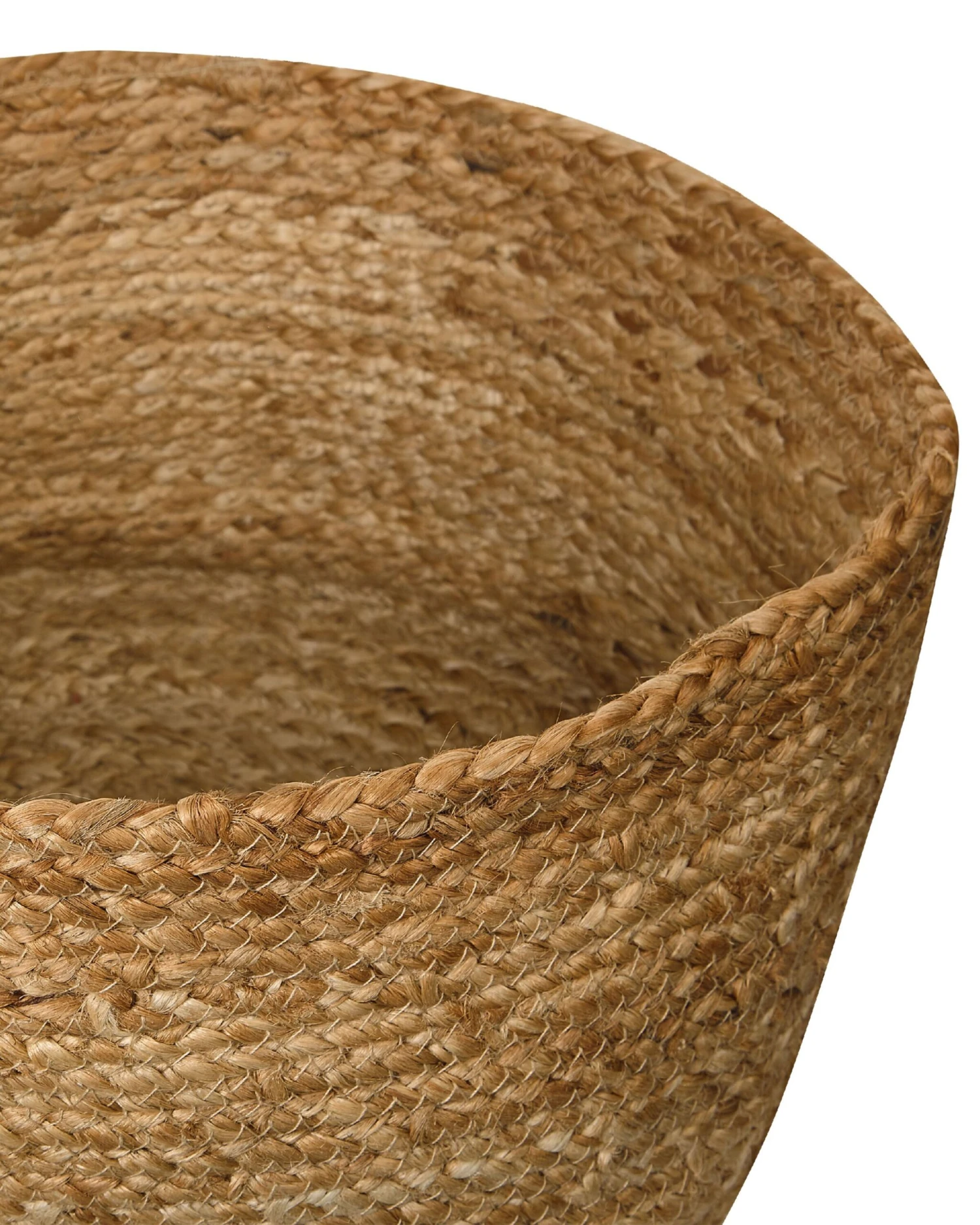 Set Of 3 Jute Baskets Natural RANWAL - Image 7