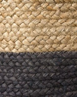 Set Of 3 Jute Baskets Natural And Black JABAR -Furniture Store undef src sa picid 846358 type whitesh image