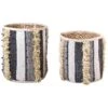 Set Of 2 Cotton Baskets Beige And Grey KOTKAI -Furniture Store undef src sa picid 846365 type whitesh image
