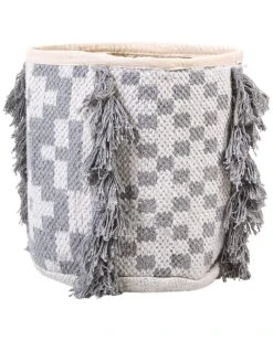 Set Of 2 Cotton Baskets Off-White And Grey KALAI -Furniture Store undef src sa picid 846374 type whitesh image