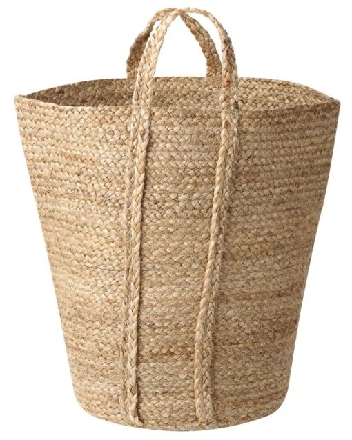Set Of 2 Jute Baskets Natural ORNACH - Image 3