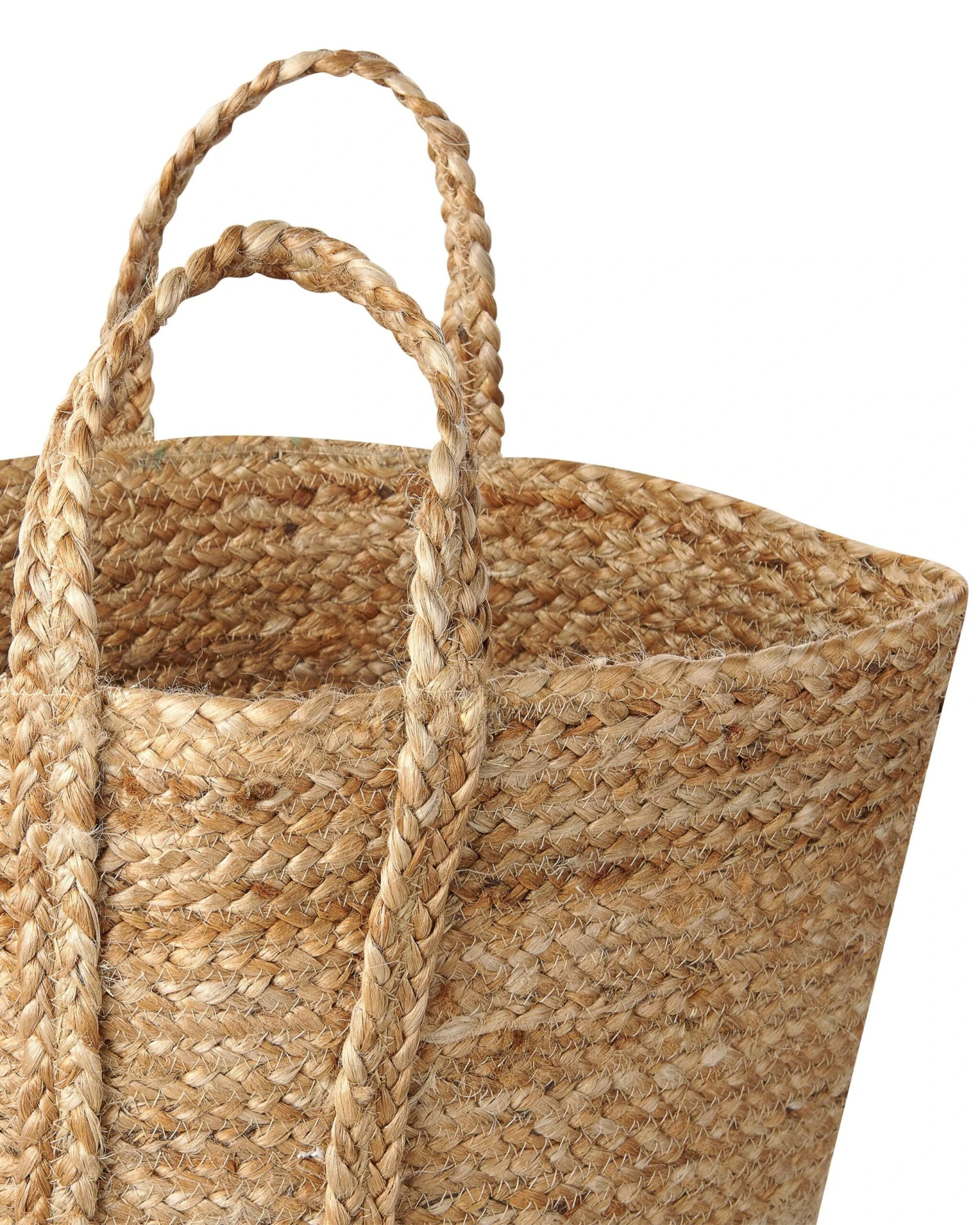 Set Of 2 Jute Baskets Natural ORNACH - Image 6