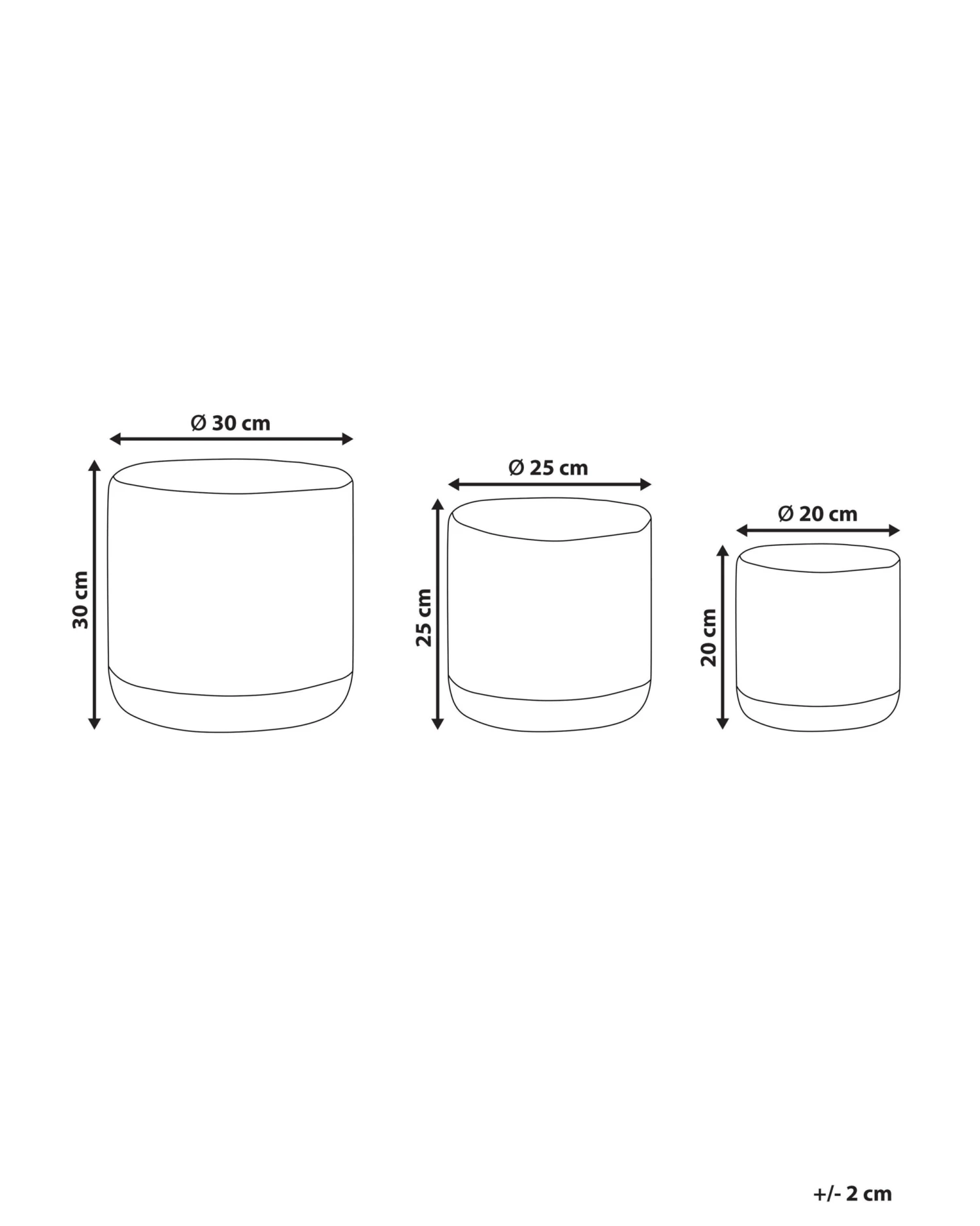 Set Of 3 Cotton Baskets White And Beige BASIMA - Image 6