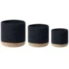 Set Of 3 Cotton Baskets Black And Beige BASIMA -Furniture Store undef src sa picid 846449 type whitesh image