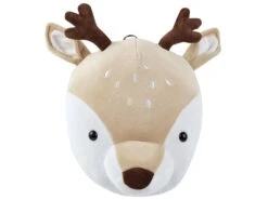 Plush Animal Head Wall Décor Deer Beige BAMBI