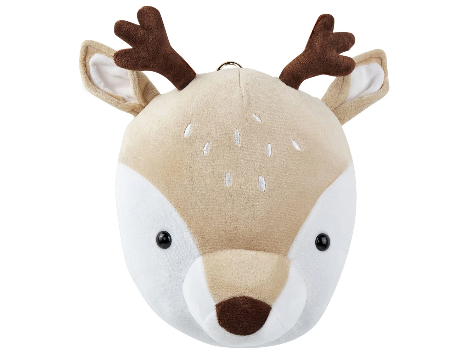 Plush Animal Head Wall Décor Deer Beige BAMBI