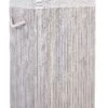 Bamboo Basket With Lid Light Grey KOMARI