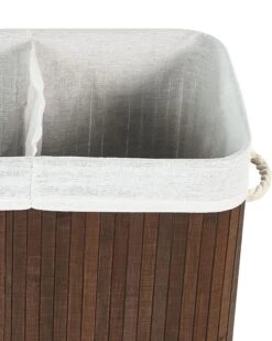 Bamboo Basket With Lid Dark Wood KANDY -Furniture Store undef src sa picid 849113 type whitesh image