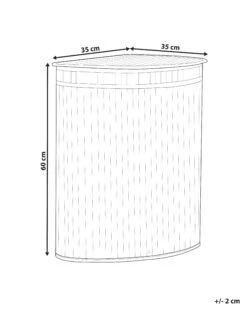 Bamboo Basket With Lid White BADULLA -Furniture Store undef src sa picid 849227 type whitesh image