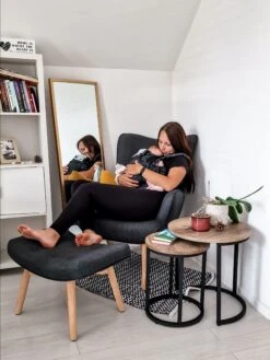 Nest Of 2 Tables Dark Wood DIXIE -Furniture Store undef src sa picid 849613 type whitesh image