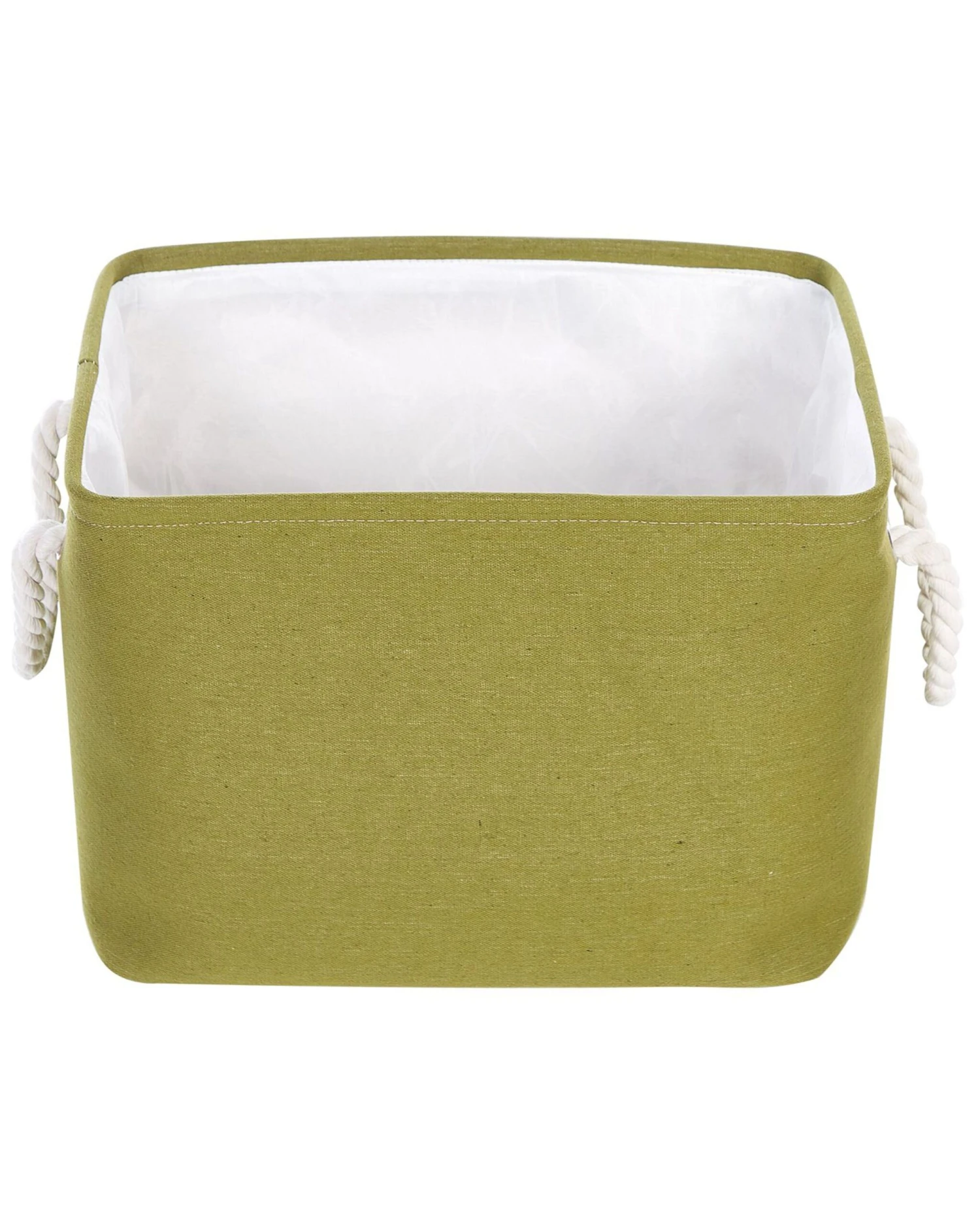 Set Of 3 Fabric Baskets Green DARQAB - Image 6