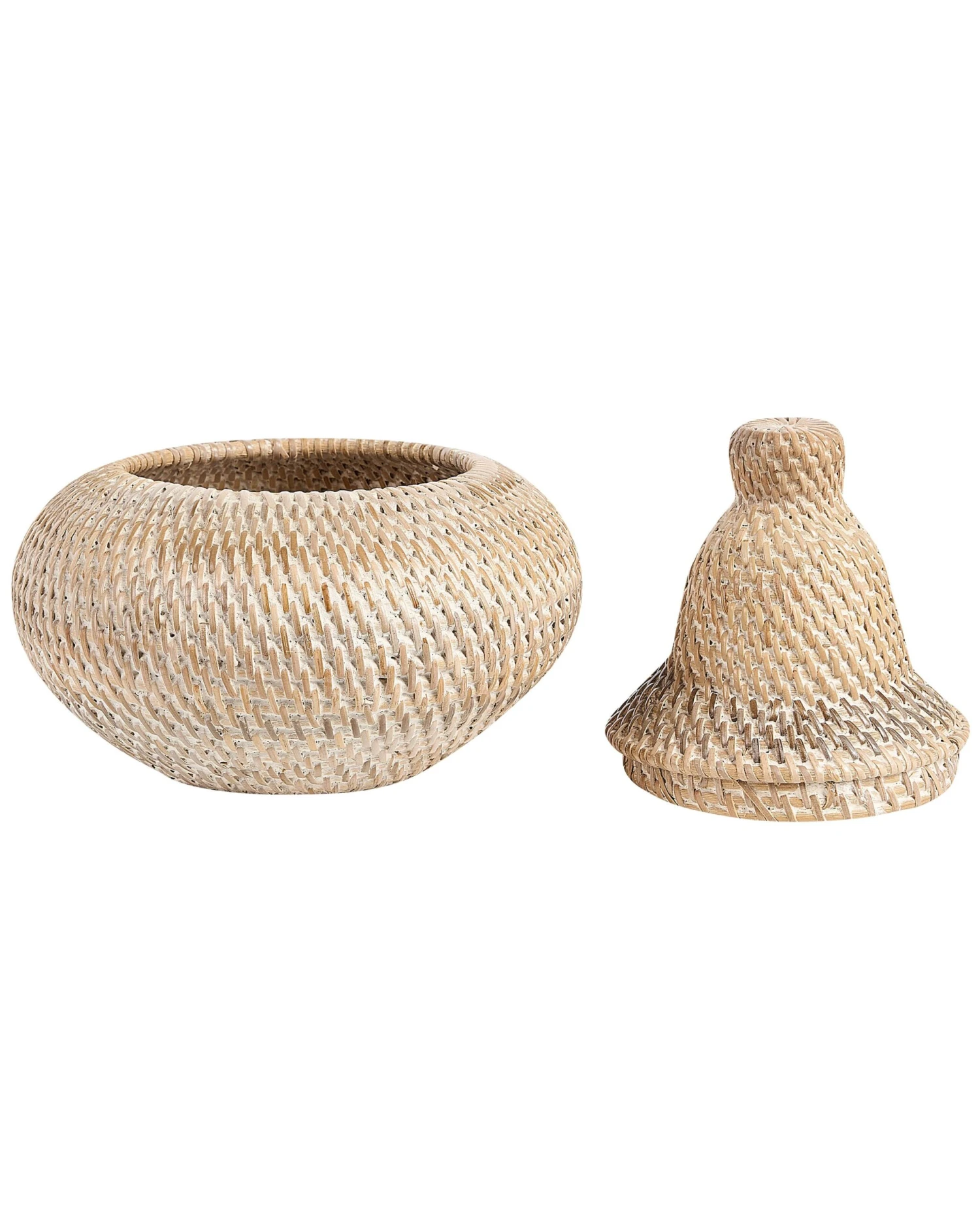 Rattan Basket Natural BILA - Image 3