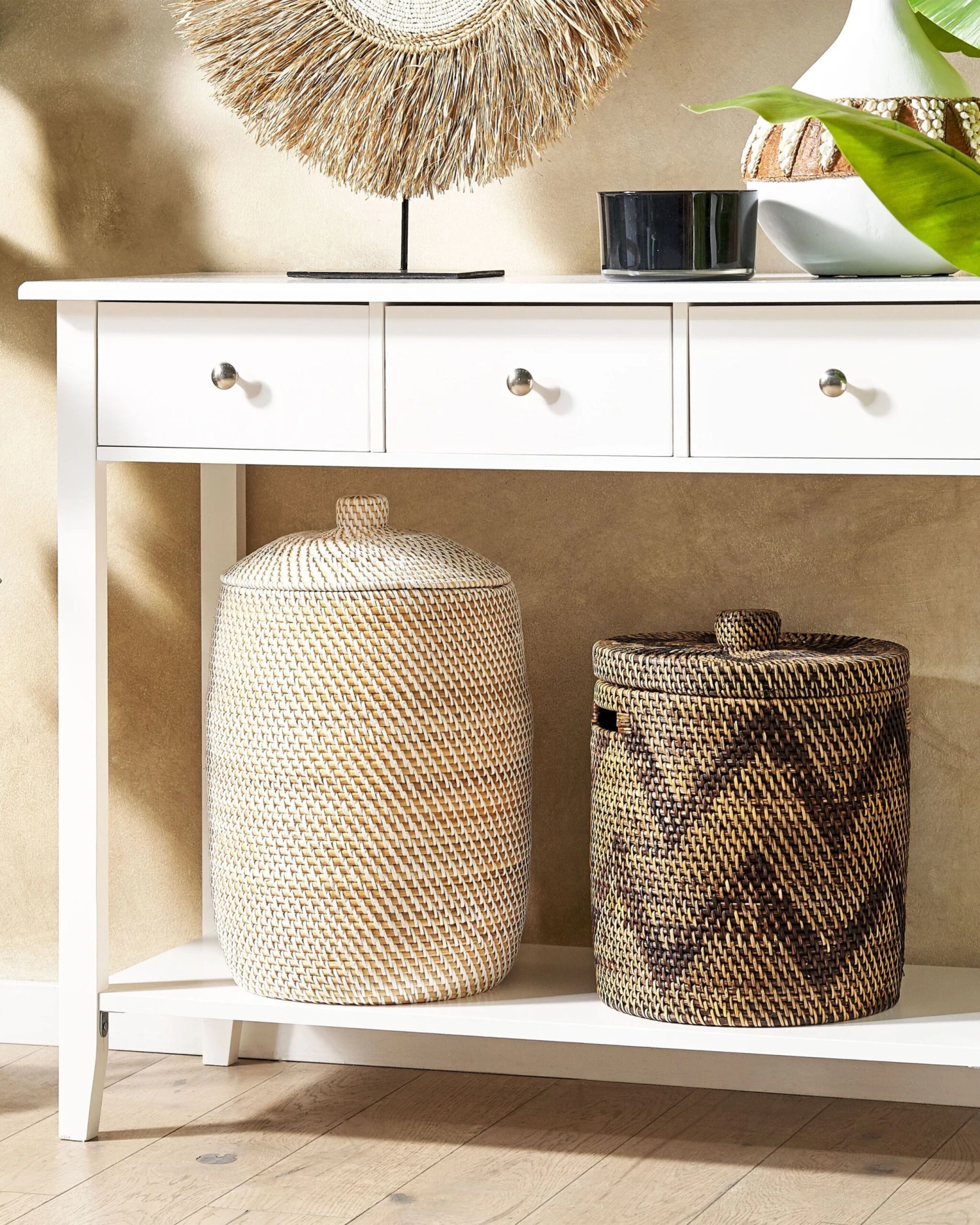 Rattan Basket Natural GADIS - Image 2