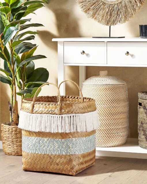 Bamboo Basket Natural MESUJI - Image 2