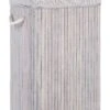 Bamboo Basket With Lid Grey KALUTARA