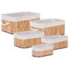 Set Of 5 Bamboo Baskets Light Wood TALPE -Furniture Store undef src sa picid 849939 type whitesh image