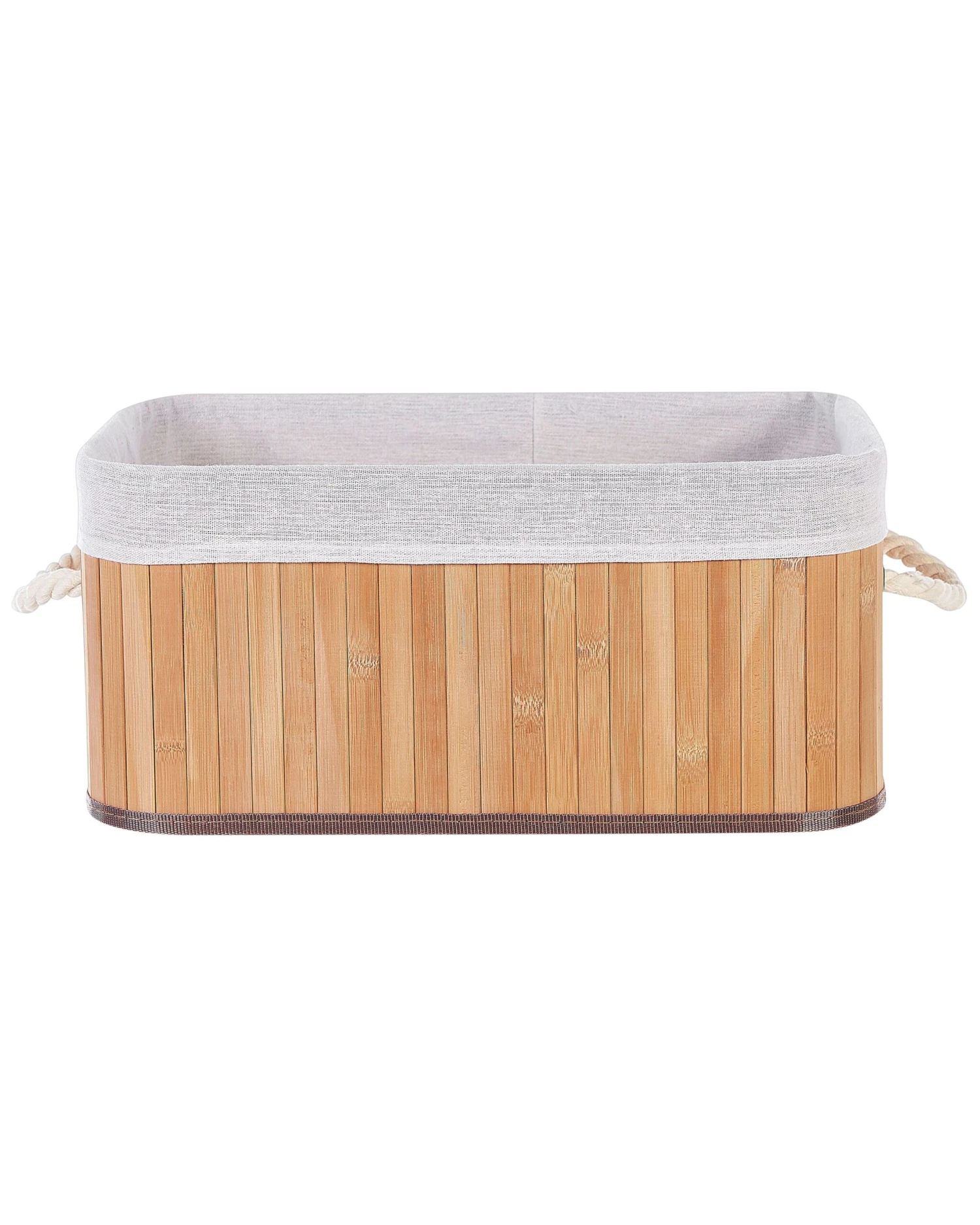 Set Of 5 Bamboo Baskets Light Wood TALPE - Image 3