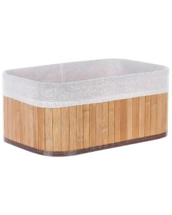 Set Of 5 Bamboo Baskets Light Wood TALPE -Furniture Store undef src sa picid 849942 type whitesh image