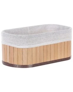 Set Of 5 Bamboo Baskets Light Wood TALPE -Furniture Store undef src sa picid 849943 type whitesh image