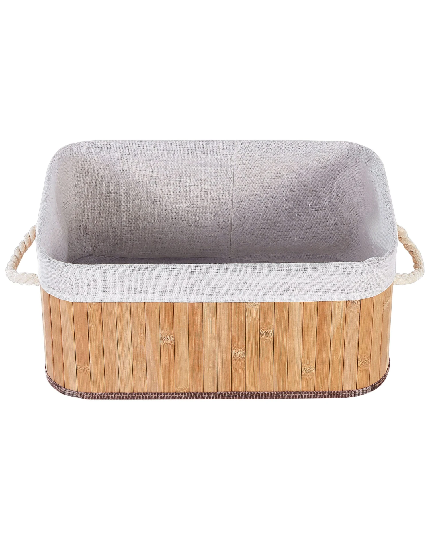 Set Of 5 Bamboo Baskets Light Wood TALPE - Image 8