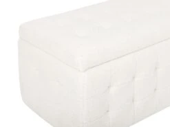 Boucle Storage Ottoman White MICHIGAN -Furniture Store undef src sa picid 850152 type whitesh image