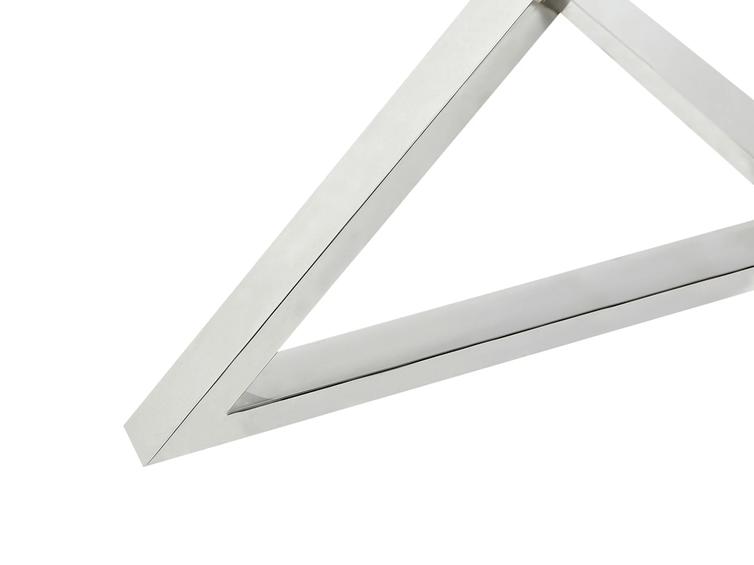 Glass Top Round Dining Table ⌀ 105 Cm Silver BOSCO - Image 4