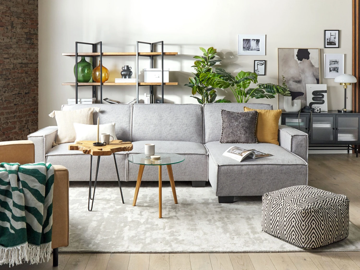 Nest Of 2 Glass Top Coffee Tables MISSOURI - Image 5