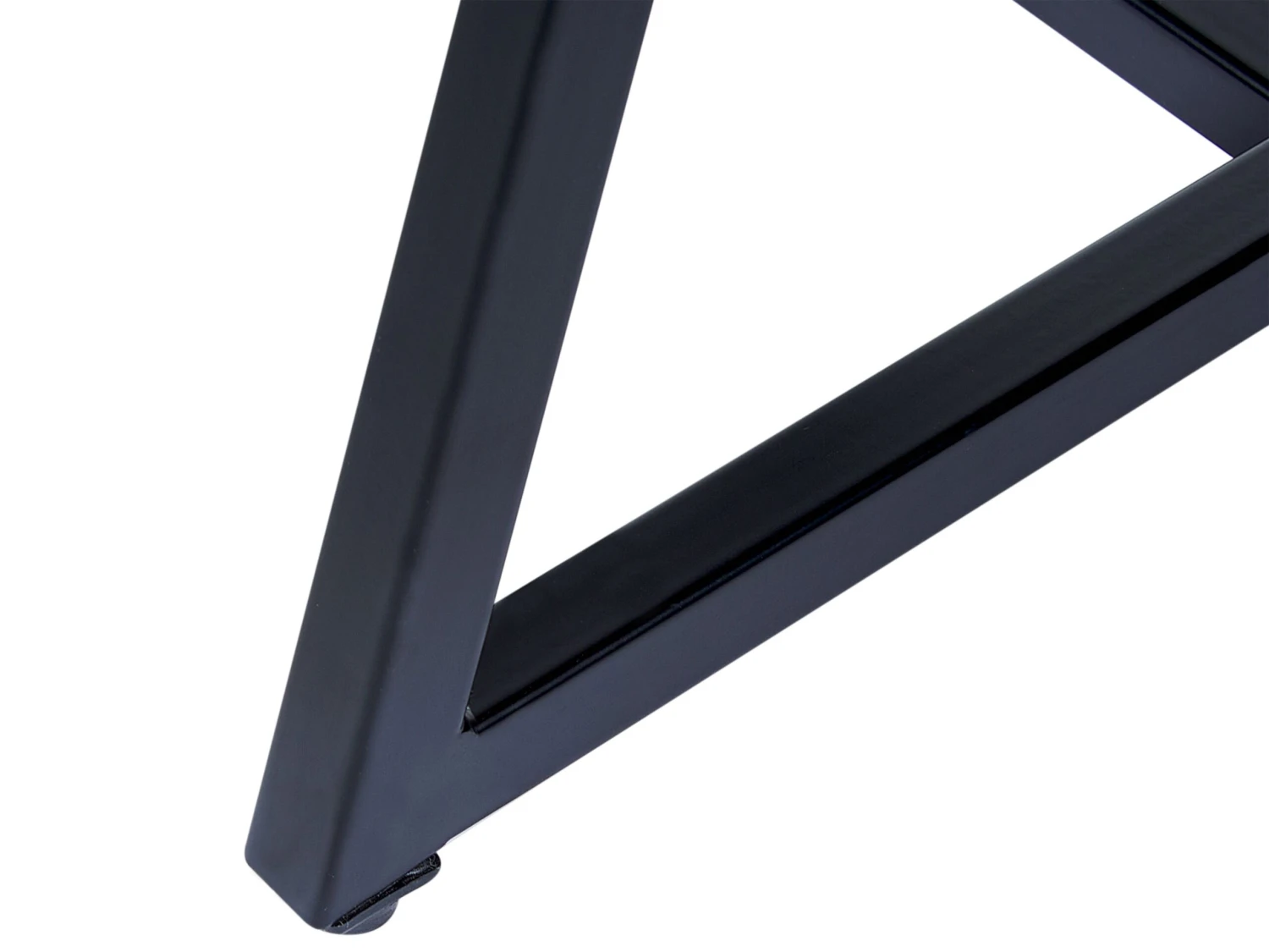 Side Table Light Wood With Black ATOKA - Image 4